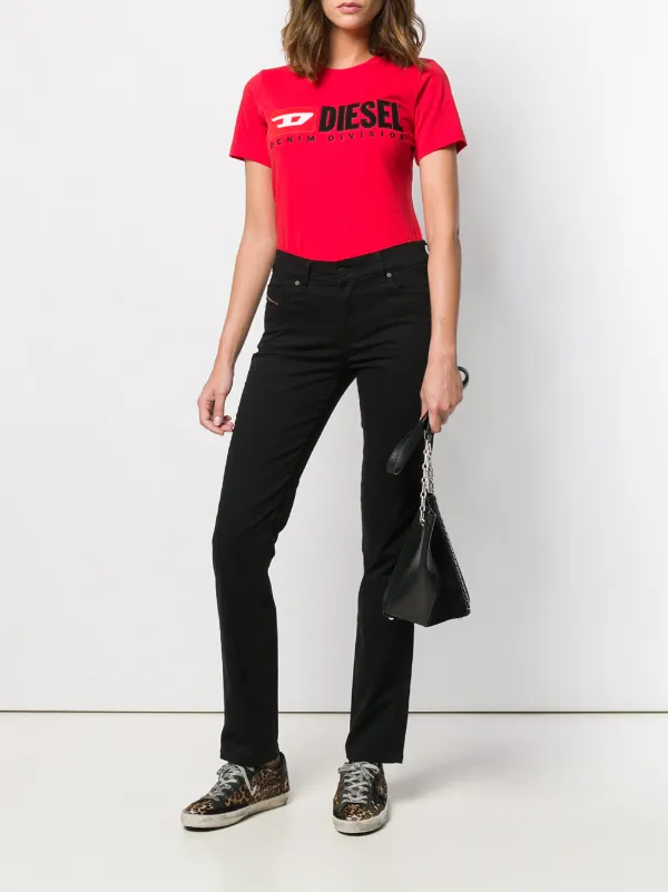 diesel sandy straight leg jeans