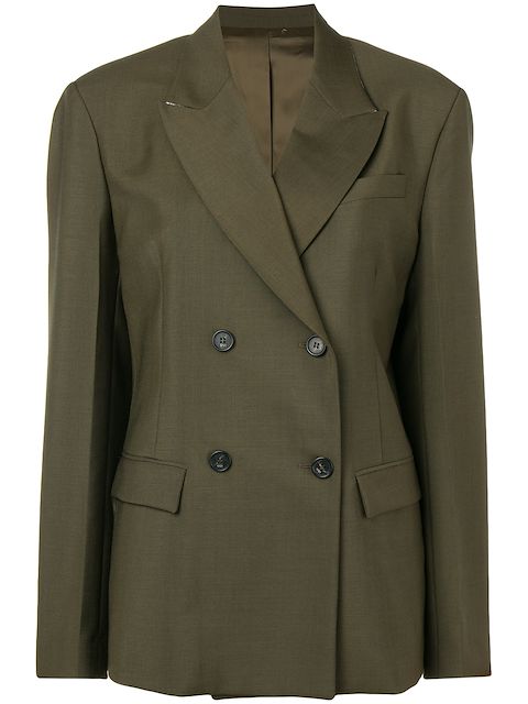 N°21 Nº21 Double-Breasted Blazer - Green