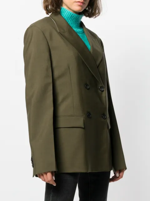 N°21 Nº21 Double-Breasted Blazer - Green