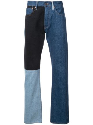 levi's patchwork jeans