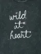 Yellowsub Wild at Heart stonewashed top
