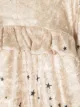 Yellowsub star print velvet dress