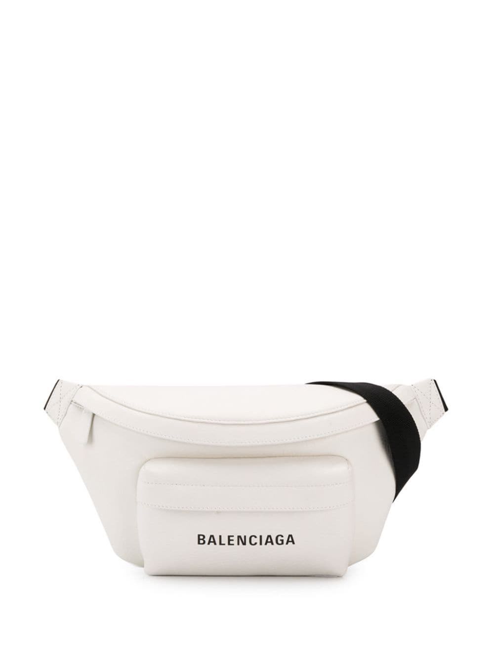 balenciaga fanny pack white