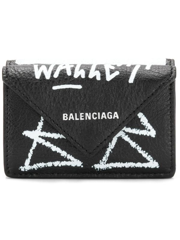 balenciaga wallet graffiti