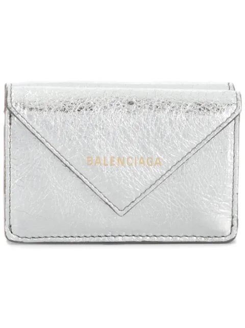 balenciaga paper mini wallet