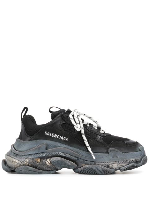 balenciaga triple s womens clear sole