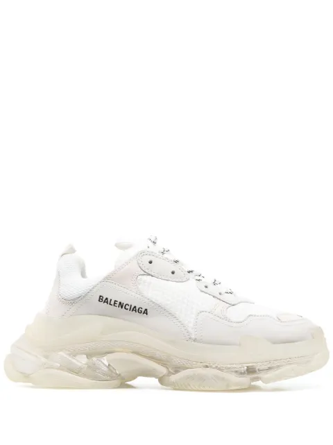 Balenciaga Triple S clear sole sneakers
