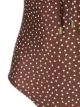 Peony Freckle ruched swimsuit