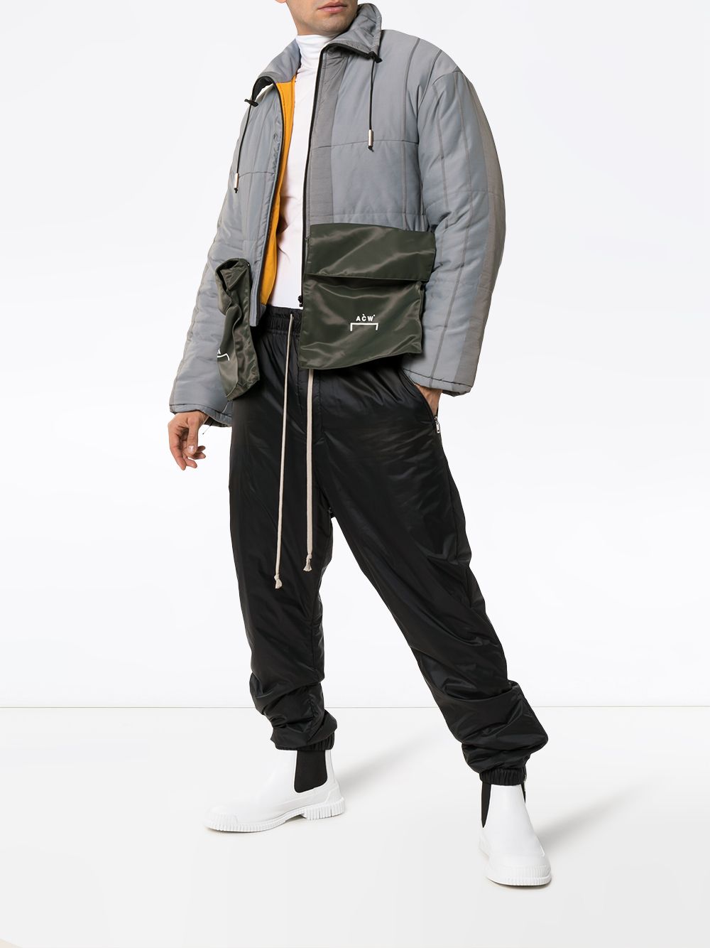 фото A-cold-wall* укороченный пуховик с двумя карманами