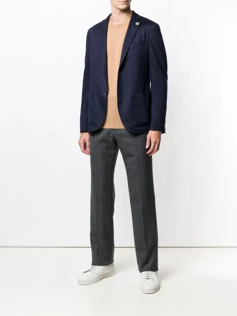 LARDINI LARDINI SMART BLAZER - BLUE