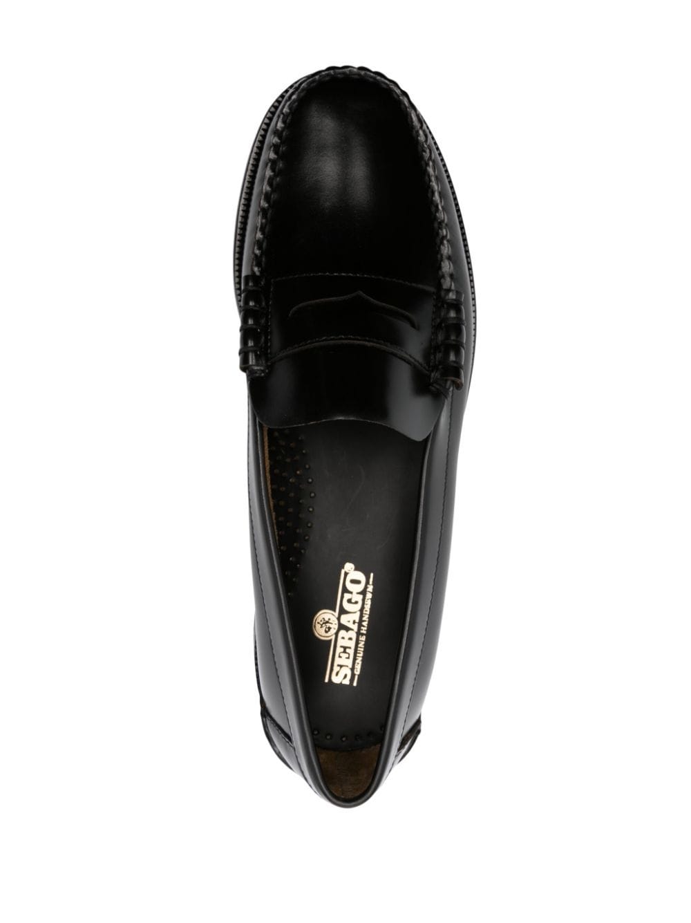 Shop Sebago Classic Loafers In Black