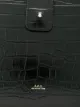A.P.C. Albana crocodile embossed bag