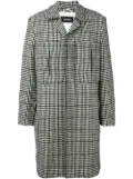 Raf Simons houndstooth coat - Black