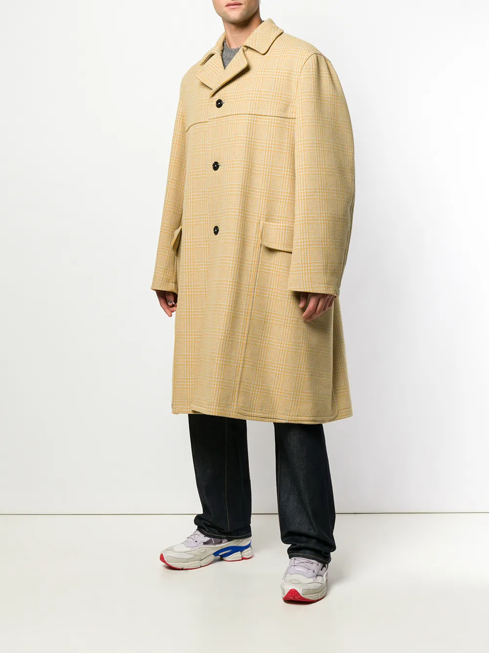 raf simons oversized coat