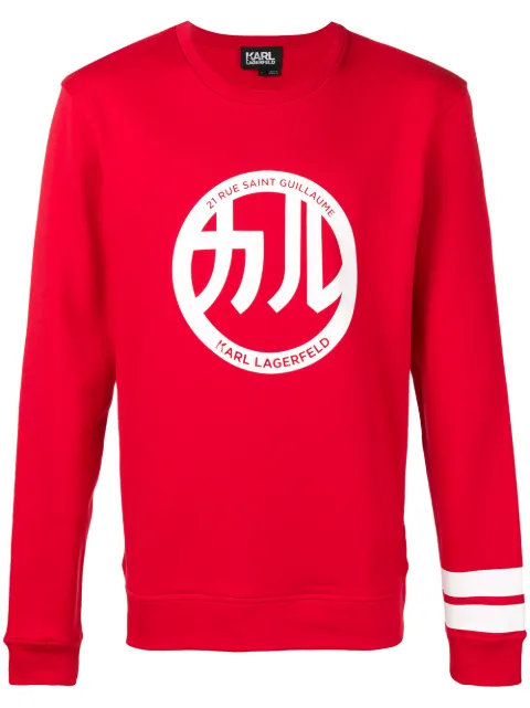 Karl Lagerfeld Japan Logo Sweatshirt 195 Buy Ss19 Online Fast