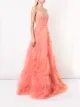Marchesa Notte long tulle dress