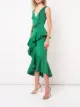 Marchesa Notte embroidered midi dress