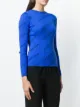 Balenciaga ribbed logo print sweater