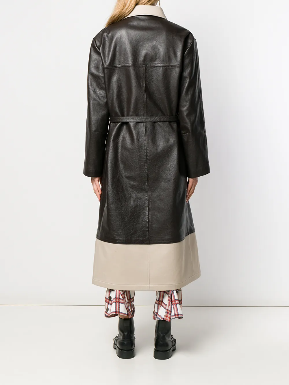 balenciaga layered coat