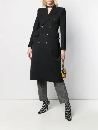 balenciaga hourglass coat