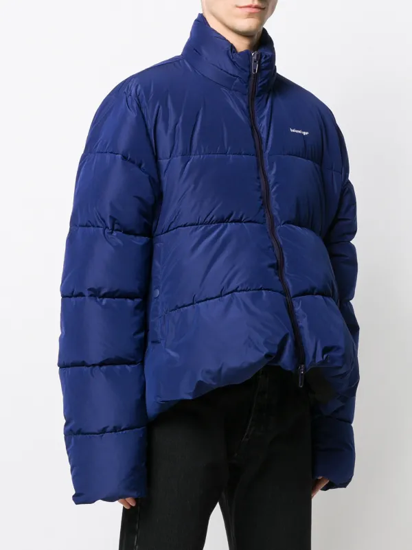 Mand Turbine Fonetik Shop blue Balenciaga C shape down jacket with Express Delivery -  WorldpiweekShops