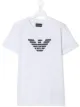 الصورة 1 من Emporio Armani Kids TEEN logo print T-shirt