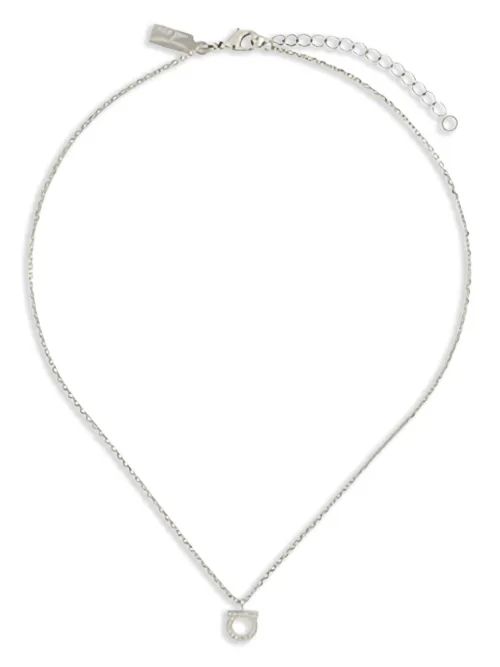 Ferragamo Gancio necklace - Gris - Ferragamo - Modalova
