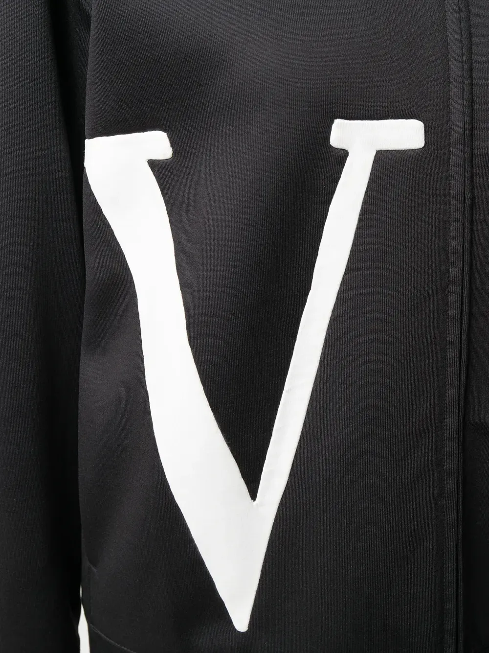 Valentino Garavani Sweater met rits Zwart