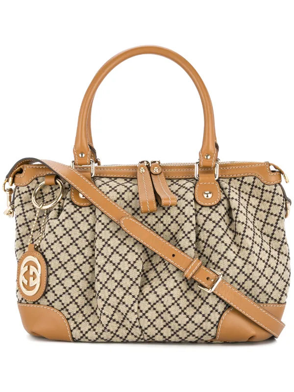 Gucci Pre Owned 2way Hand Bag Farfetch Gucci Pre Owned 2way Hand Bag