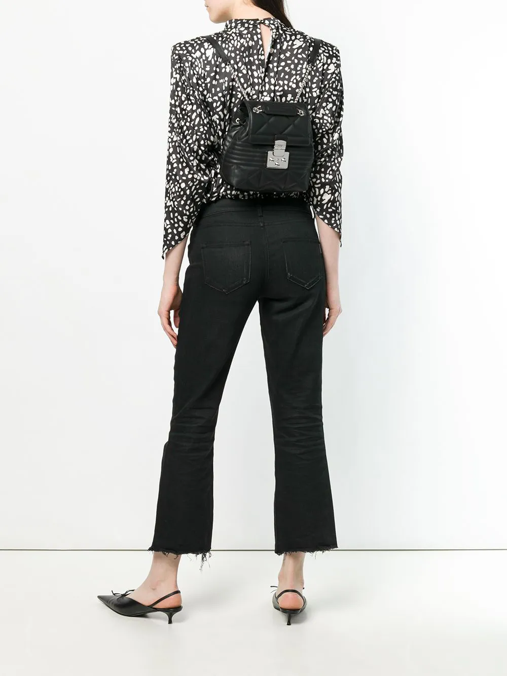 Furla mini functional backpack - Zwart