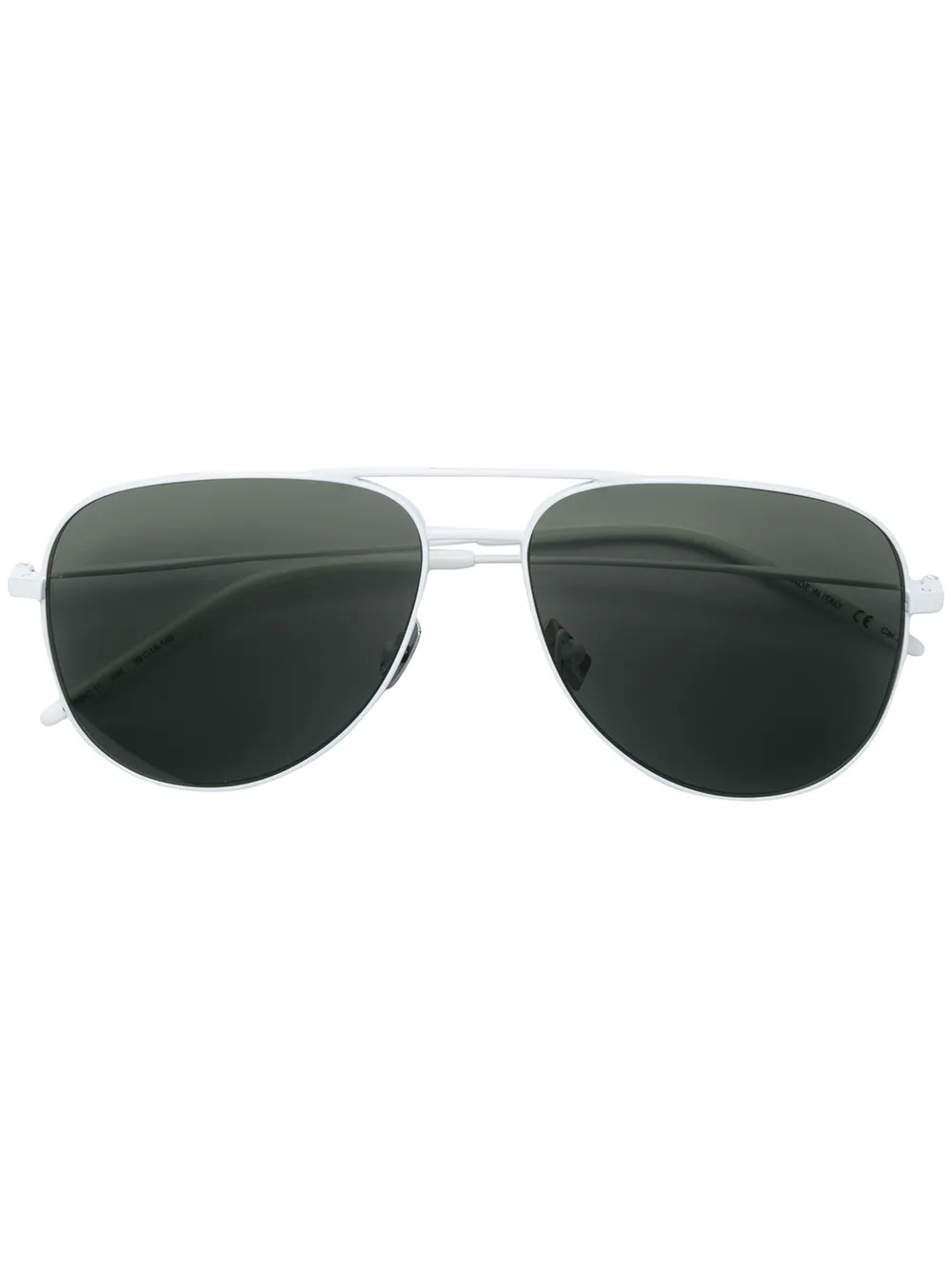 Saint Laurent Eyewear Classic 11 aviator sunglasses | White | Image 1