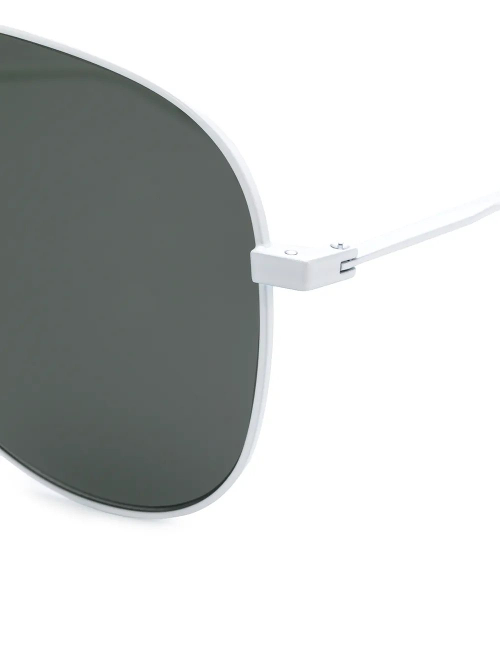 Saint Laurent Eyewear Zonnebril met piloten montuur Wit