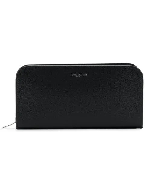 Saint Laurent logo-stamp wallet