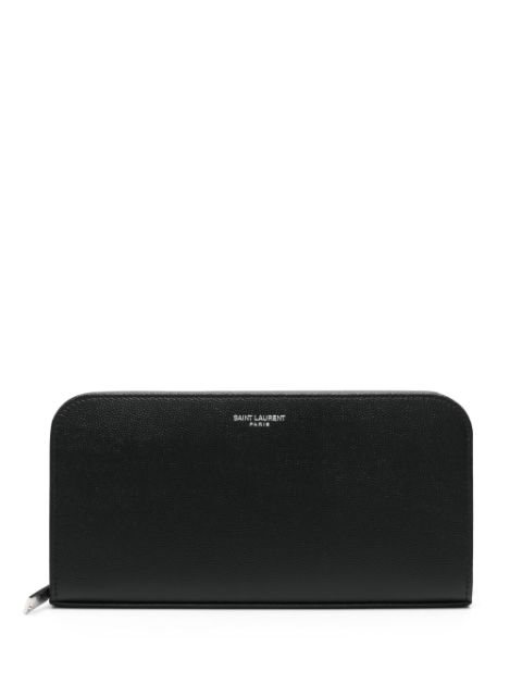 Saint Laurent logo-stamp wallet