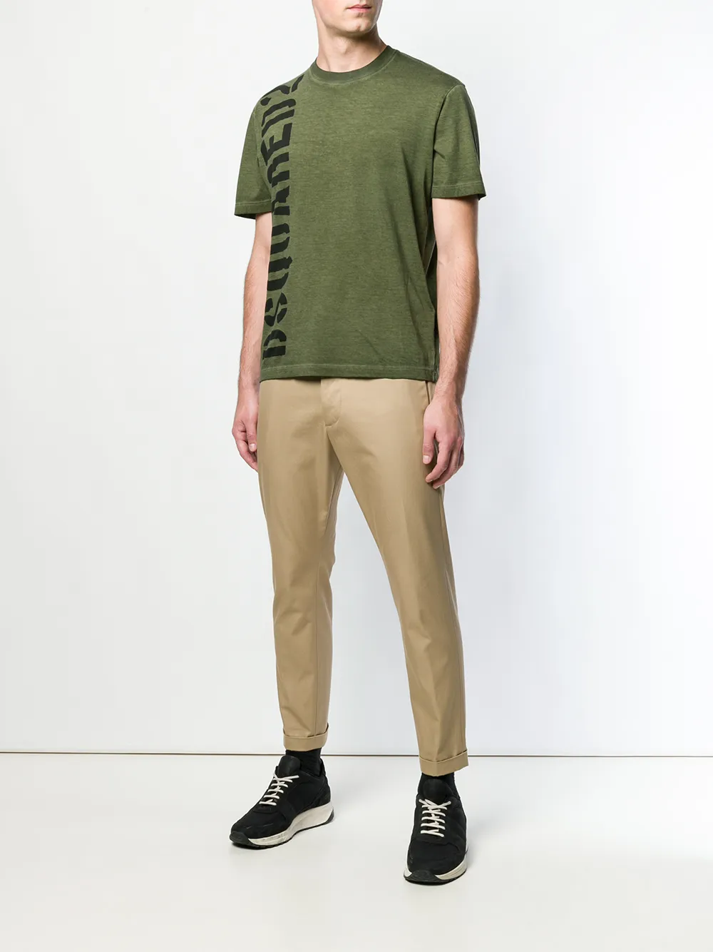 DSQUARED2 cropped chino trousers - Beige