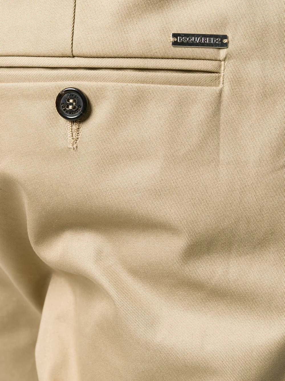 DSQUARED2 cropped chino trousers Beige