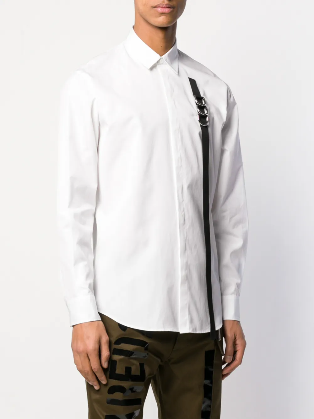  Dsquared2 Hemd Mit Riemen   Weiß 