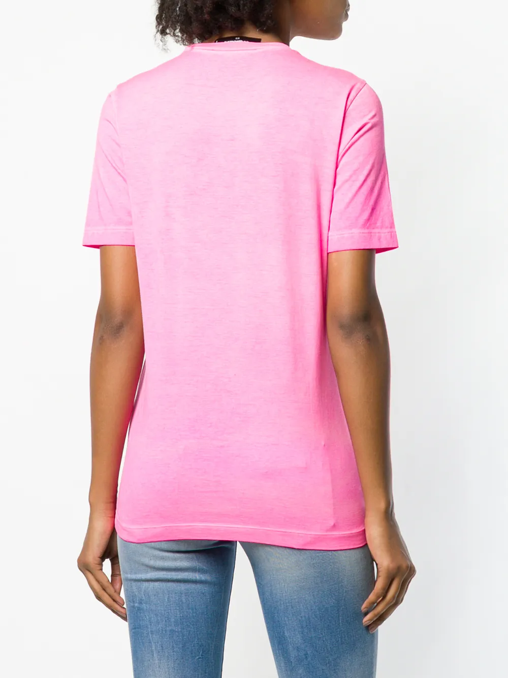 DSQUARED2 printed T-shirt Roze