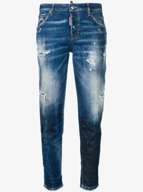 DSQUARED2 jeans DSQ2 con efecto envejecido