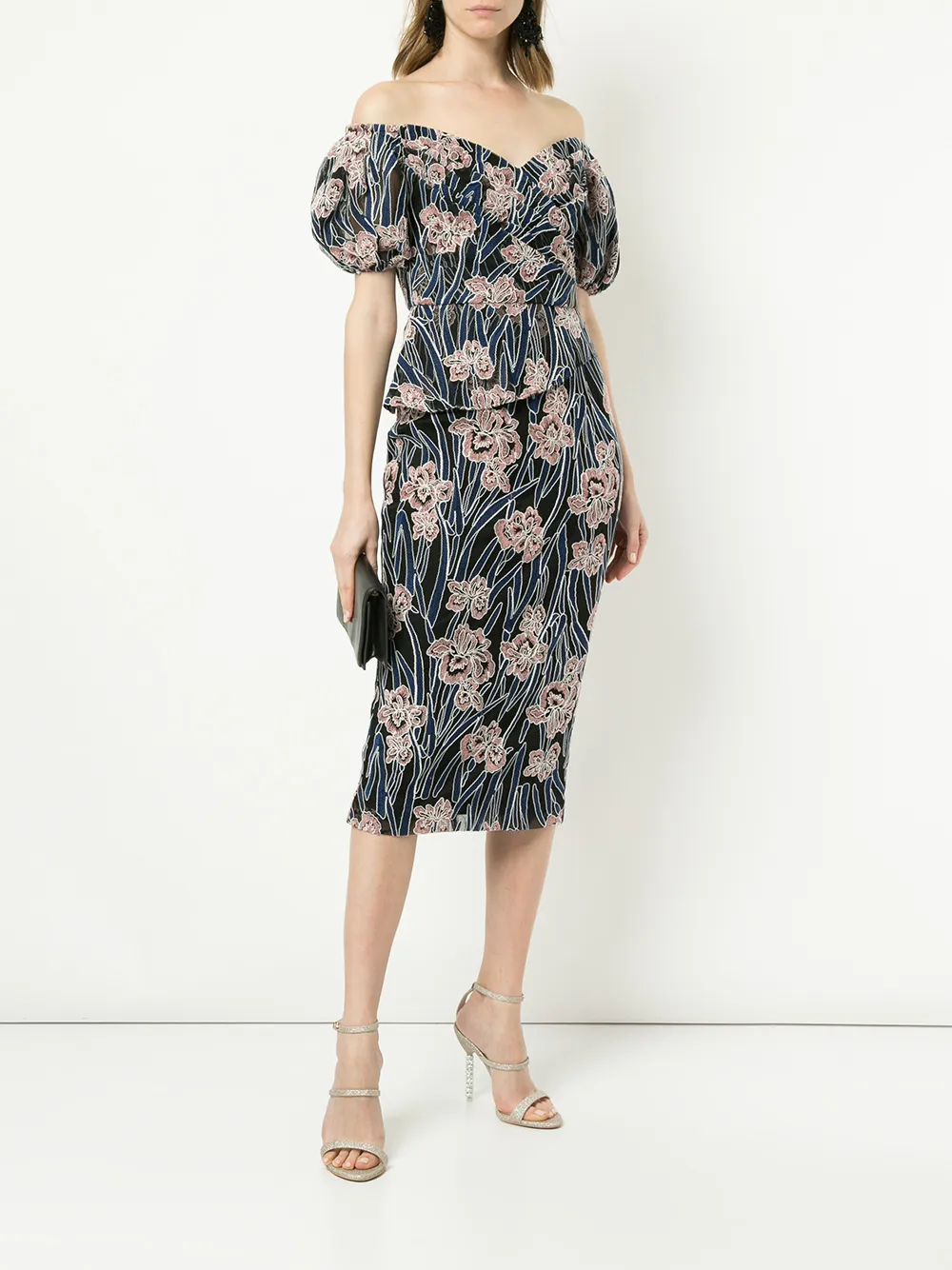 Rachel Gilbert embroidered floral dress - Veelkleurig