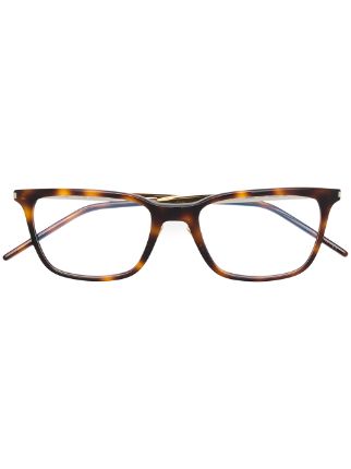 Saint Laurent Eyewear Rectangular Shaped Glasses - Farfetch