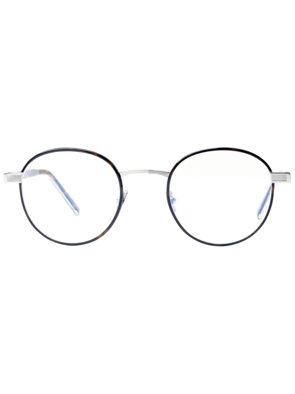 Saint Laurent Eyewear round-frame glasses | Brown | Image 1