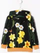 الصورة 2 من Dolce & Gabbana Kids floral print zipped hoodie