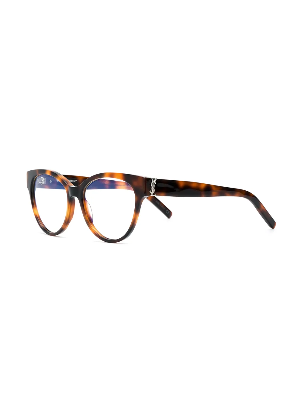 Saint Laurent Eyewear oval shaped glasses Bruin