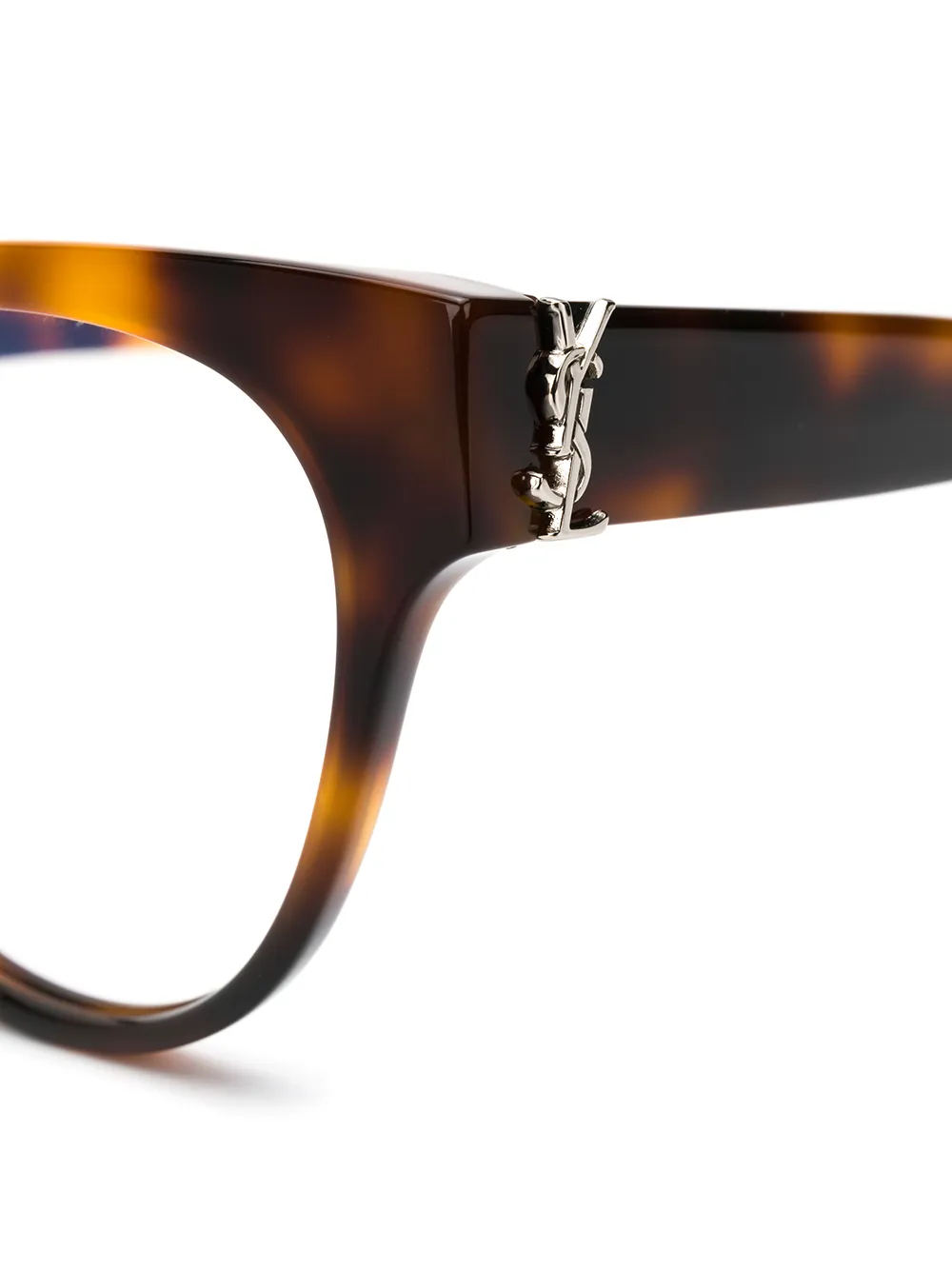 Saint Laurent Eyewear oval shaped glasses Bruin