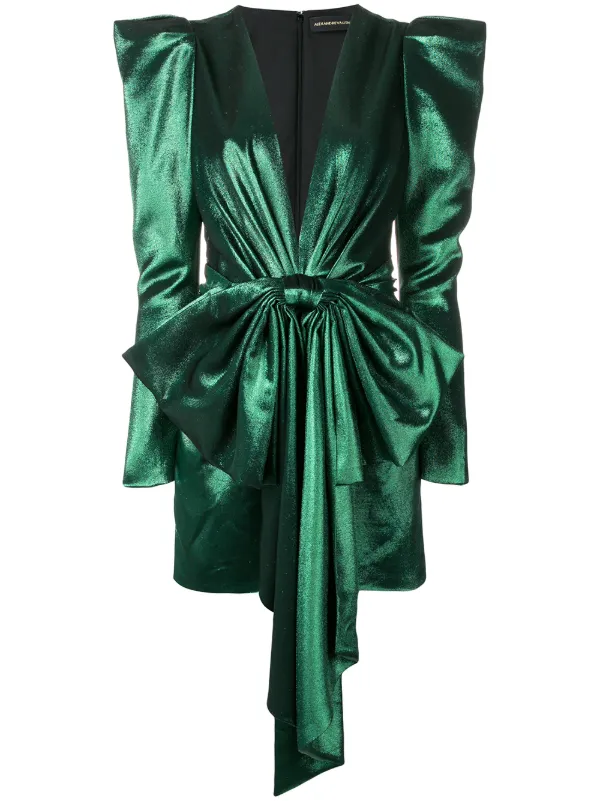 alexandre vauthier green dress