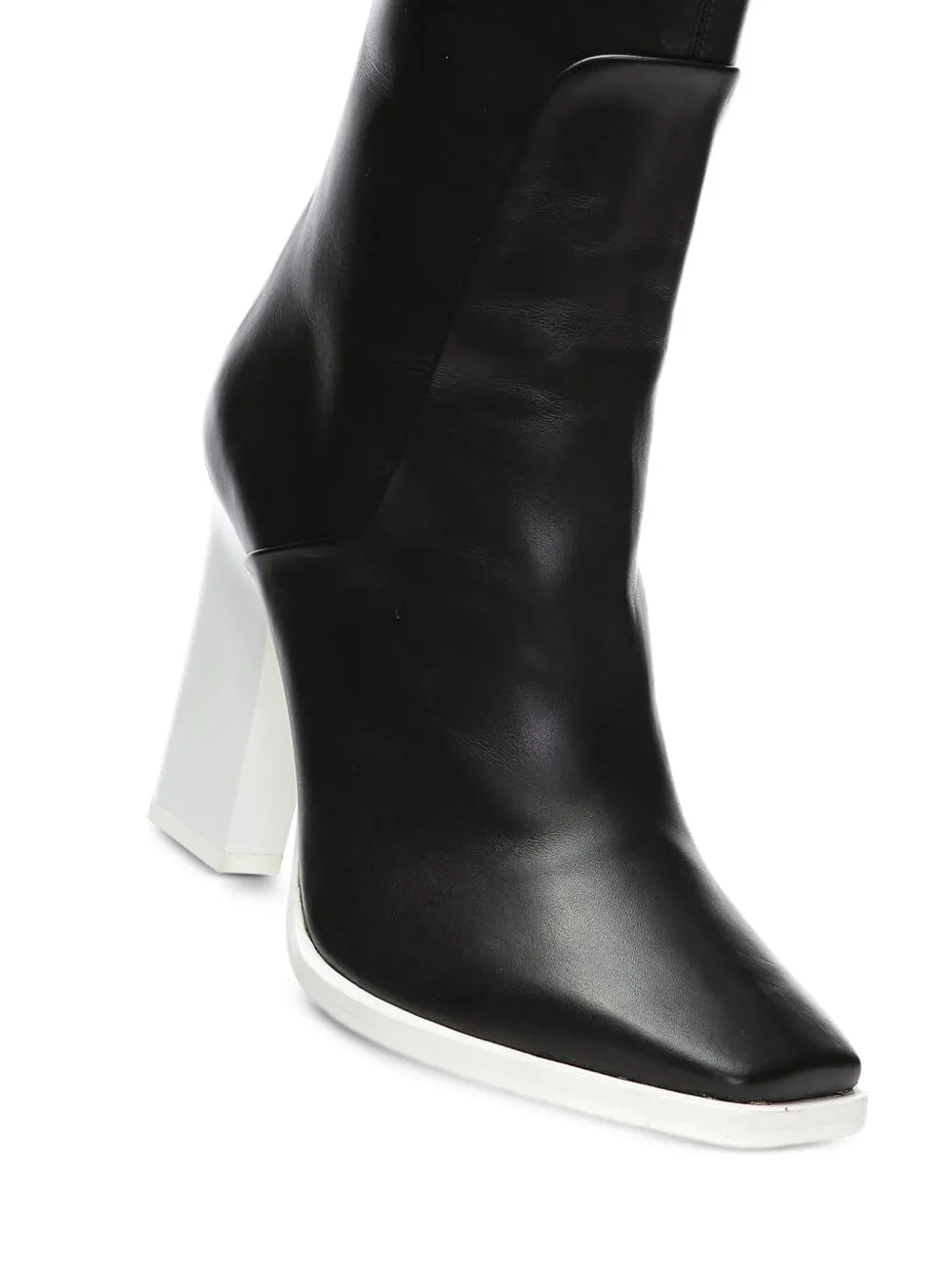 Lanvin leather ankle boots Black