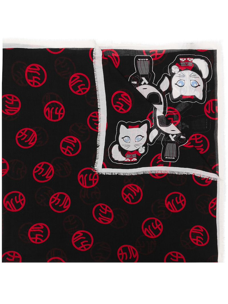 Karl Lagerfeld шарф Ikonik
