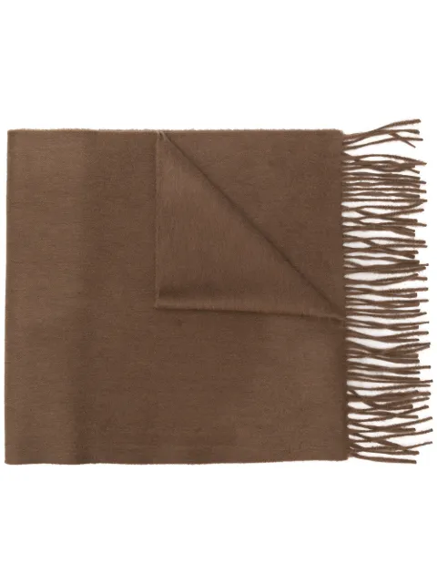 Begg x Co classic fringed cashmere scarf