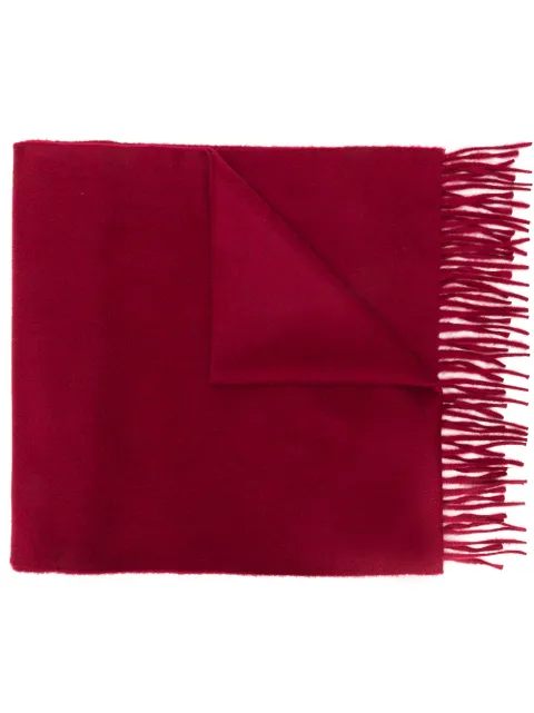 Begg x Co fringed edge scarf